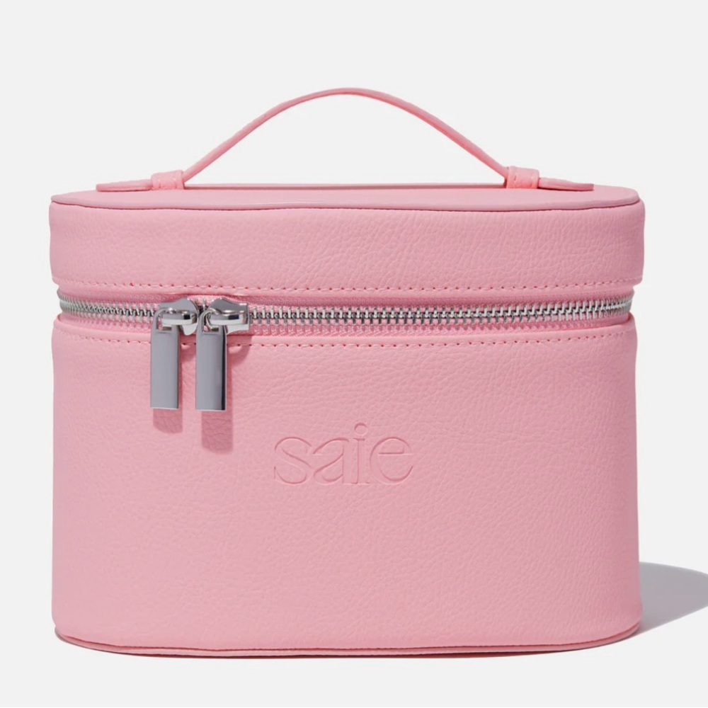 Saie Mini Blush Pink Cosmetic Case